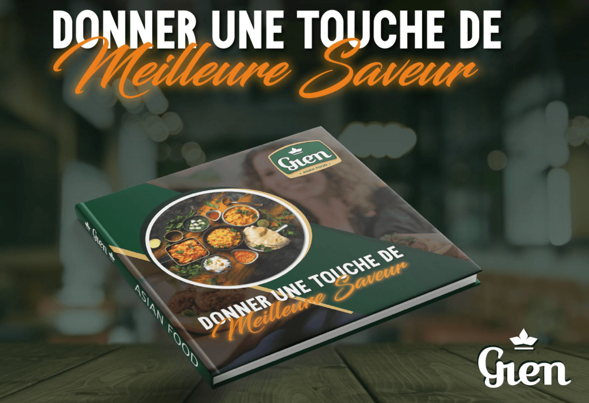 Gren Asian Food, Book Layout